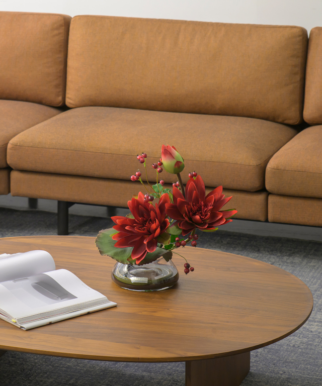 ロータス2L25-rd アートフラワー アーティフィシャルフラワー ギフト