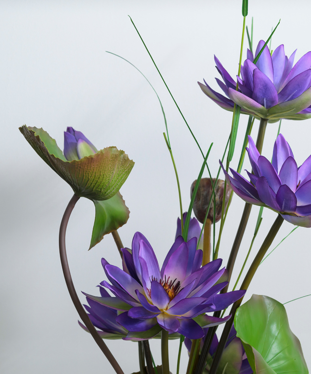 ロータス4L24-pu アートフラワー アーティフィシャルフラワー ギフト