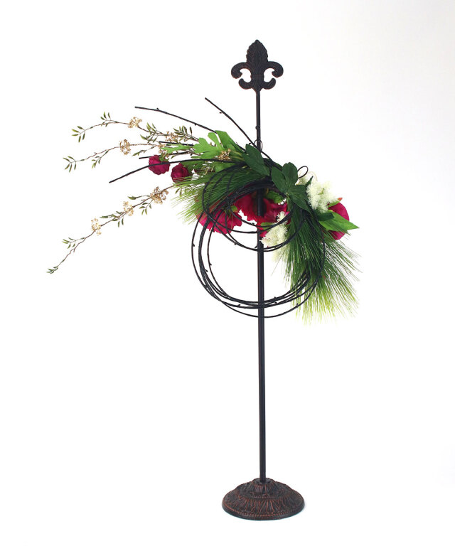 迎春ピオニーリースL25 アートフラワー アーティフィシャルフラワー