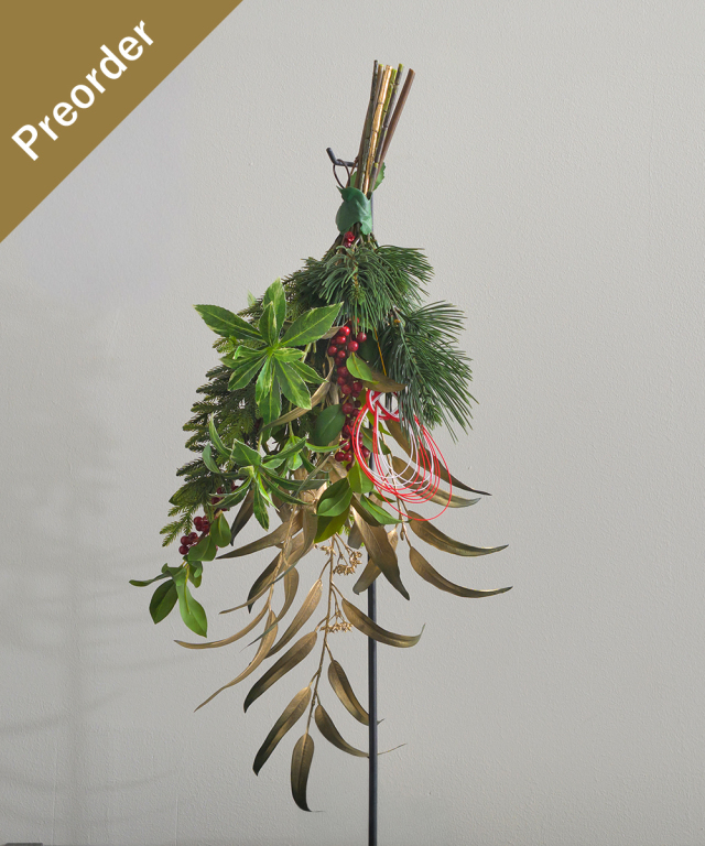 【先行予約】迎春ユーカリスワッグL25