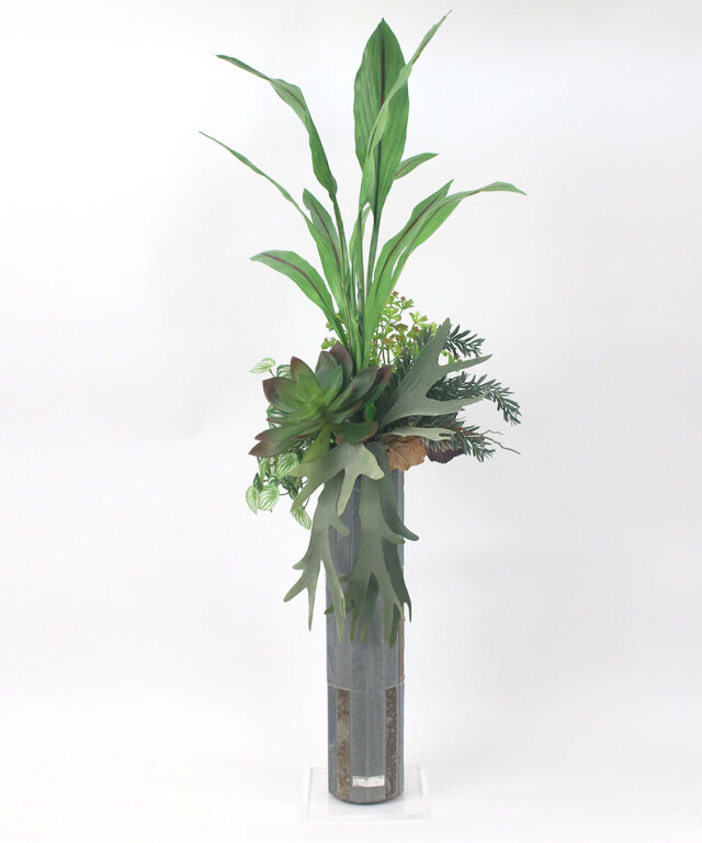 クルクマリーフ4L25 アートフラワー アーティフィシャルフラワー