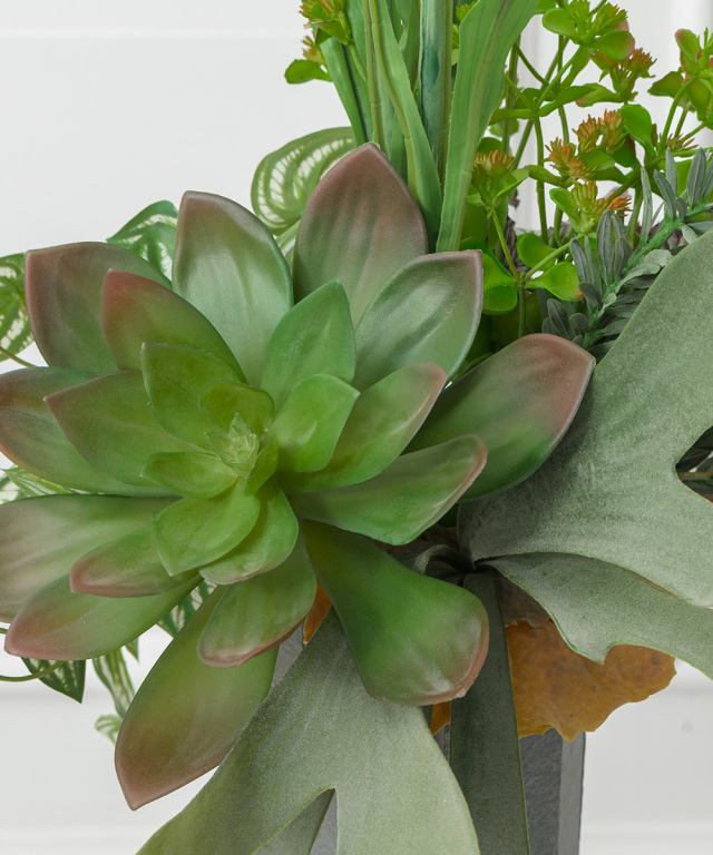 クルクマリーフ4L25 アートフラワー アーティフィシャルフラワー