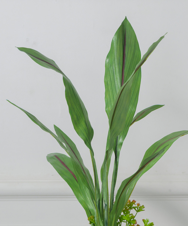 クルクマリーフ4L25 アートフラワー アーティフィシャルフラワー