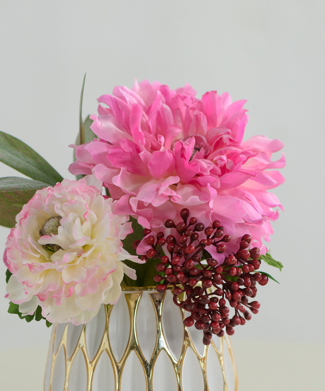 エミリオロバ　造花　アートフラワー　ラナンキュラス　高級造花 モロッコラナンキュラスM25 アートフラワー アーティフィシャル