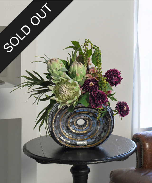 キングプロテア&スカビオサ3L25