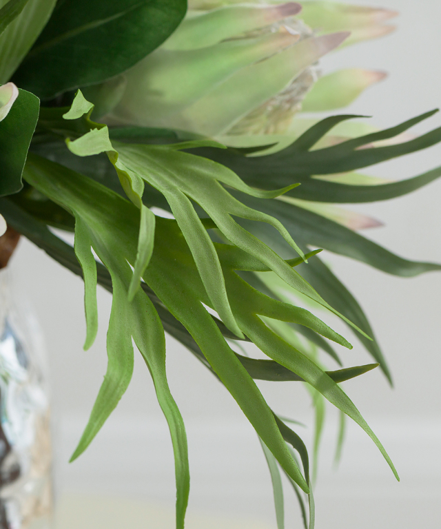 キングプロテア＆スカビオサ4L25 アートフラワー アーティフィシャル