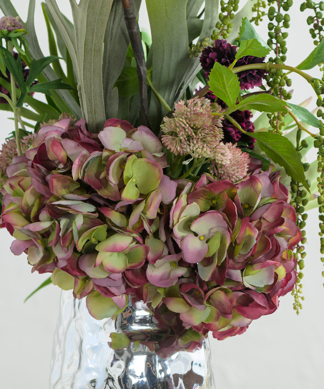 キングプロテア＆スカビオサ4L25 アートフラワー アーティフィシャル