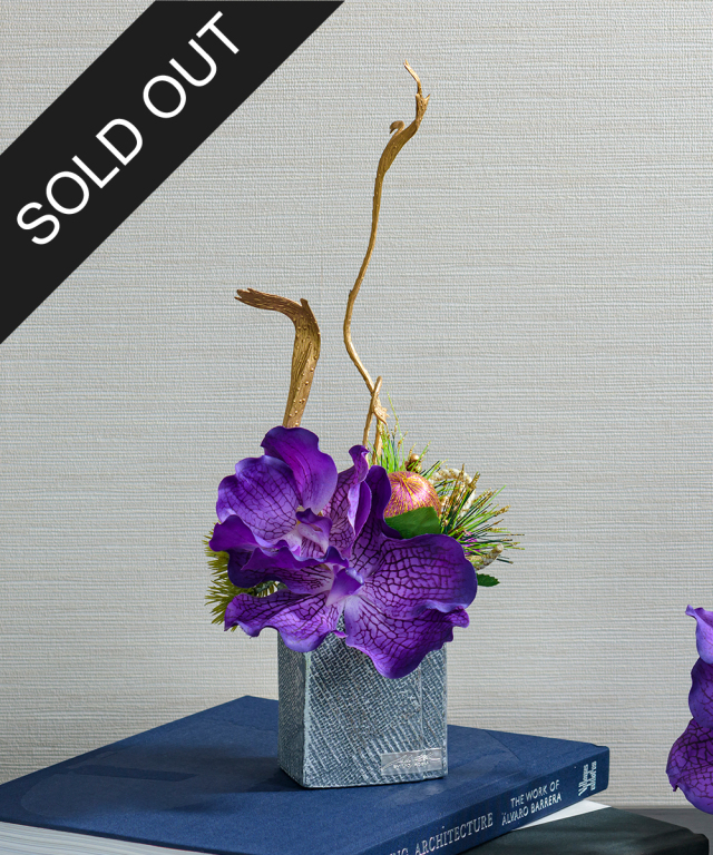 迎春バンダs21 正月 蘭 アートフラワー 造花 ギフト プレゼント