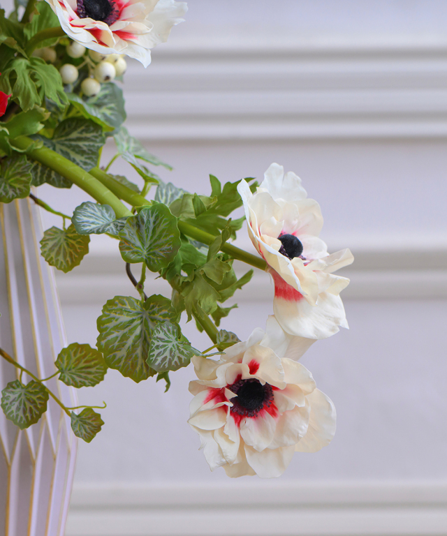 アネモネ3L25 アートフラワー アーティフィシャルフラワー ギフト