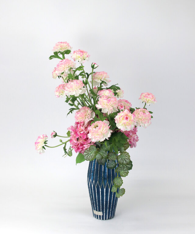 エミリオロバ　造花　アートフラワー　ラナンキュラス　高級造花 ラナンキュラス3L25-p 母の日 アートフラワー アーティフィシャル