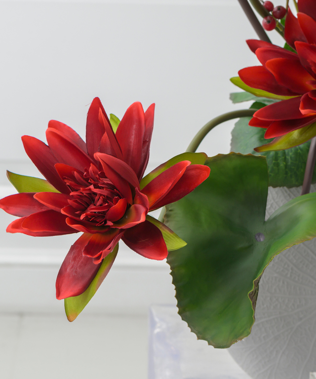 ロータス4L25-rd アートフラワー アーティフィシャルフラワー ギフト