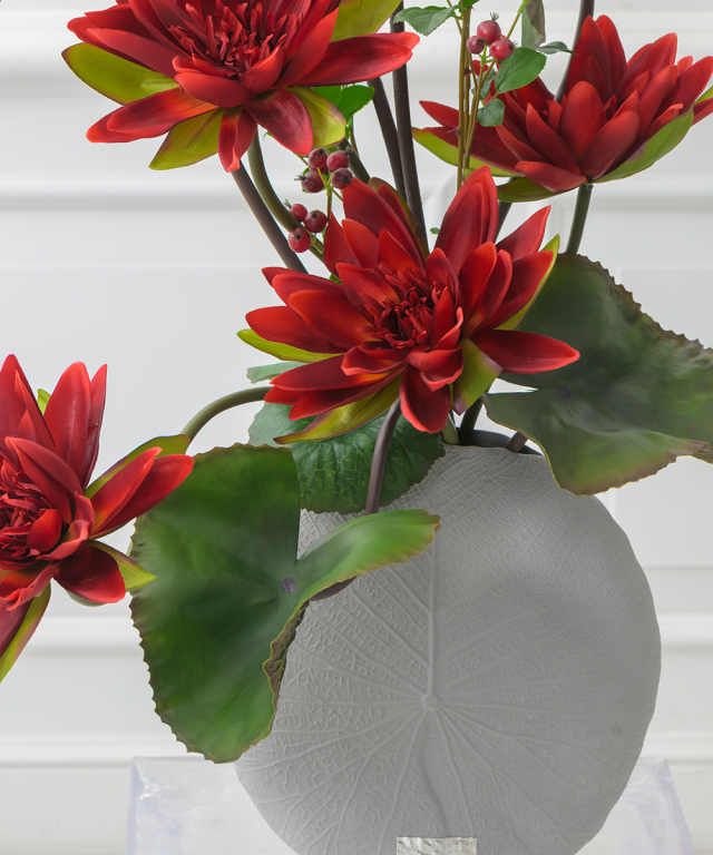 ロータス4L25-rd アートフラワー アーティフィシャルフラワー ギフト