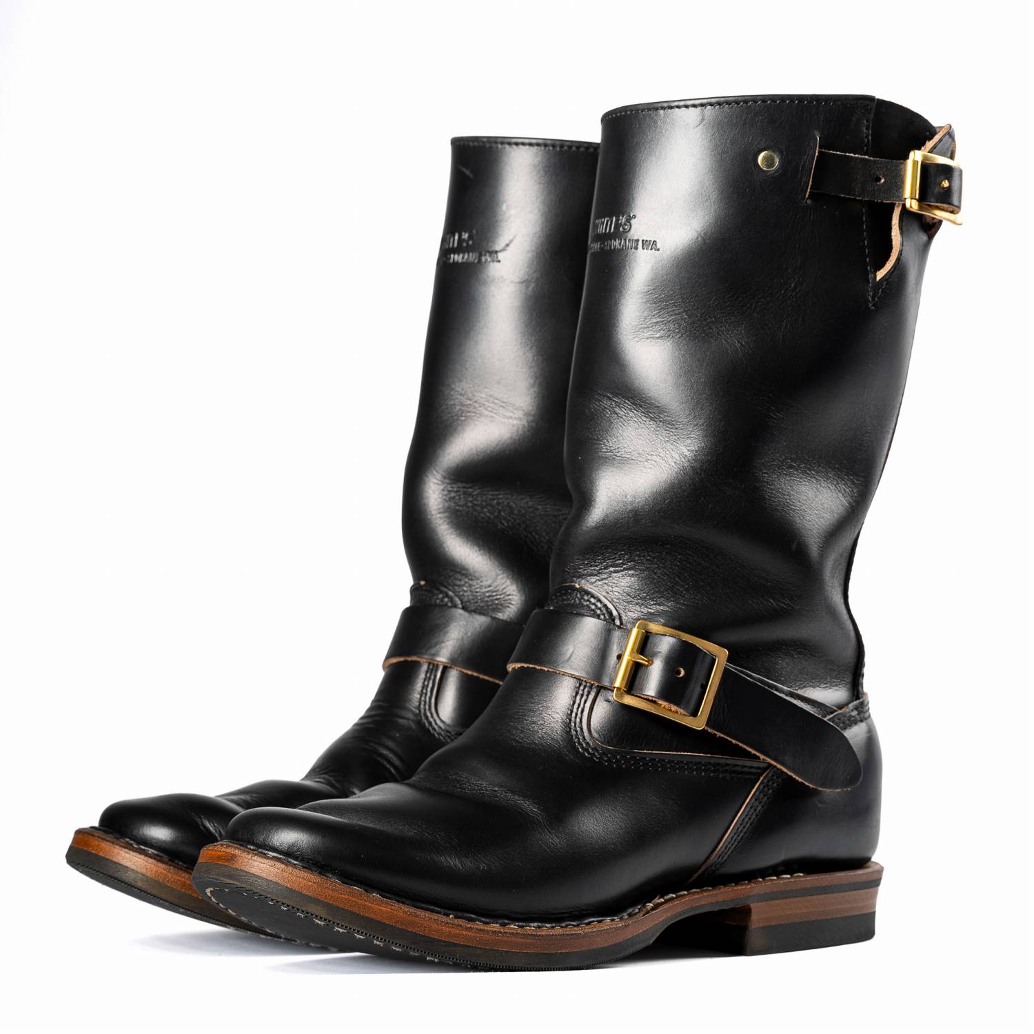 WHITE'S BOOTS NOMAD 12" MB9165 Black Chromexcel Soft Toe Single Sole Stitching -8EE-