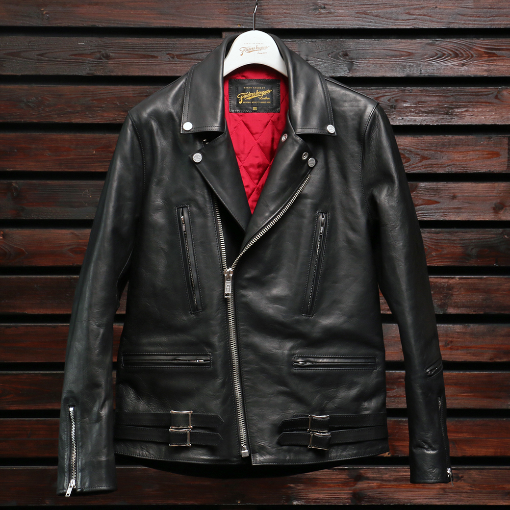 FindersKeepers FK-W.RIDERS JACKET U.K. STYLE BLACK HORSEHIDE