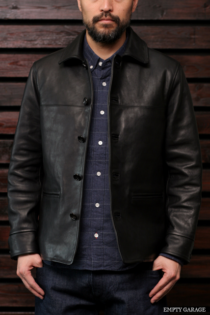 FindersKeepers　FK-CAR COAT　Horse Hide Black　カーコート　馬革　ホースハイド