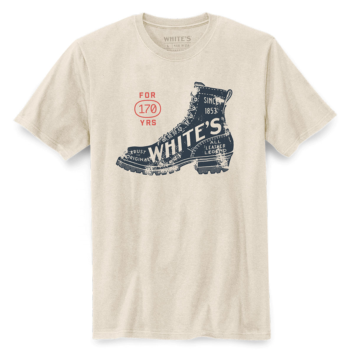 WHITE'S BOOTS 170 Years Graphic T-Shirt