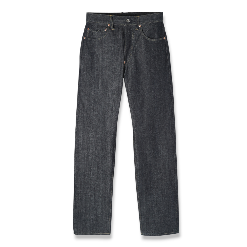 STEVENSON OVERALL Co. Ojai -250 CLASSIC STRAIGHT Indigo Denim Pants Rigid
