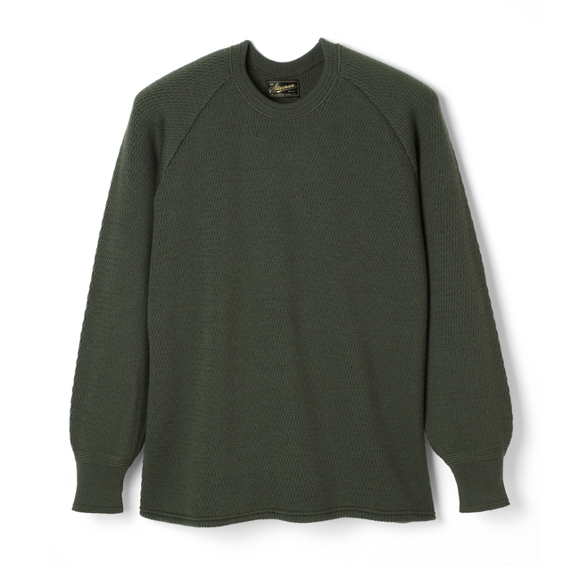 STEVENSON OVERALL Co. Wool Thermal Long Sleeve - WL Merino Wool (Olive size XXL)