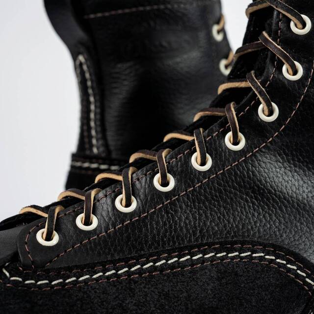 WESCO BOOTS LTT JOBMASTER Black Oil / Black Tie Pebble White Eyelets