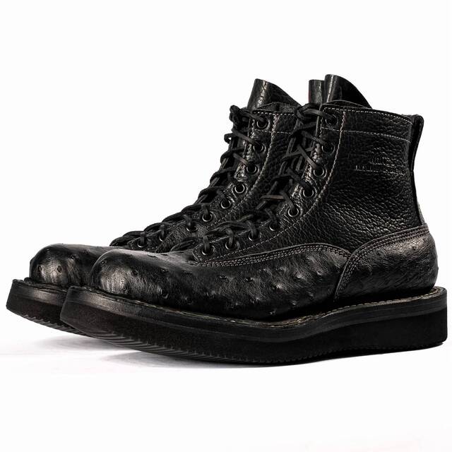 WHITE'S BOOTS NORTHWEST 350LTT Black Ostrich x Bison C461 last