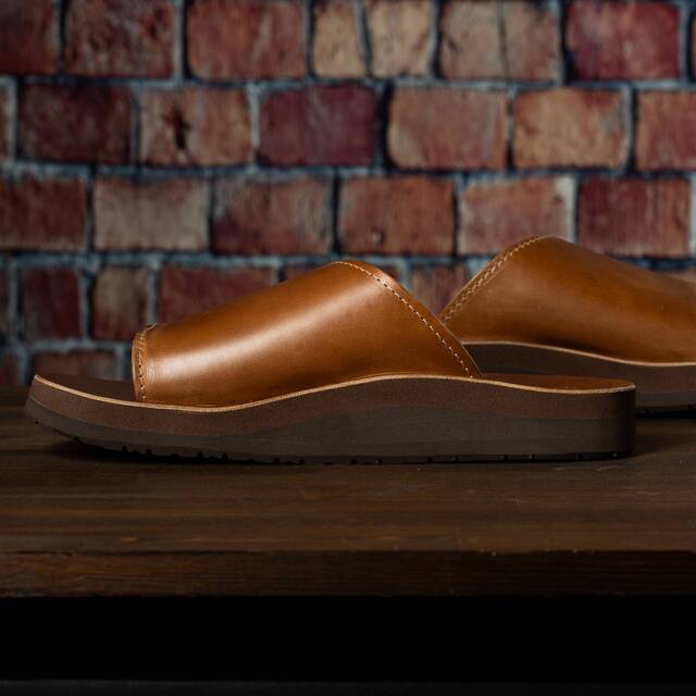 The Sandalman Slider Tan Chromexcel サンダルマン スライダー クロム