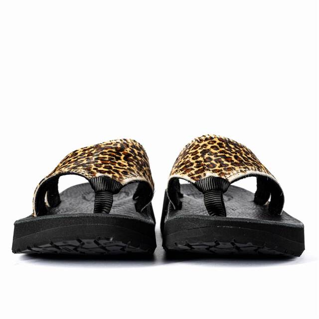 The Sandalman 501 ベビーレオパード x Black Bullhide ウエスコ