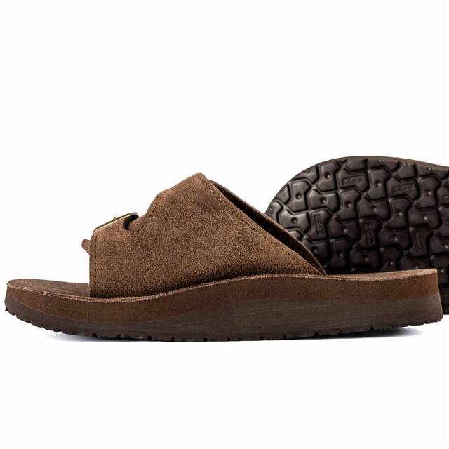 The Sandalman Double Straps Brown Suede サンダルマン ダブルストラップ