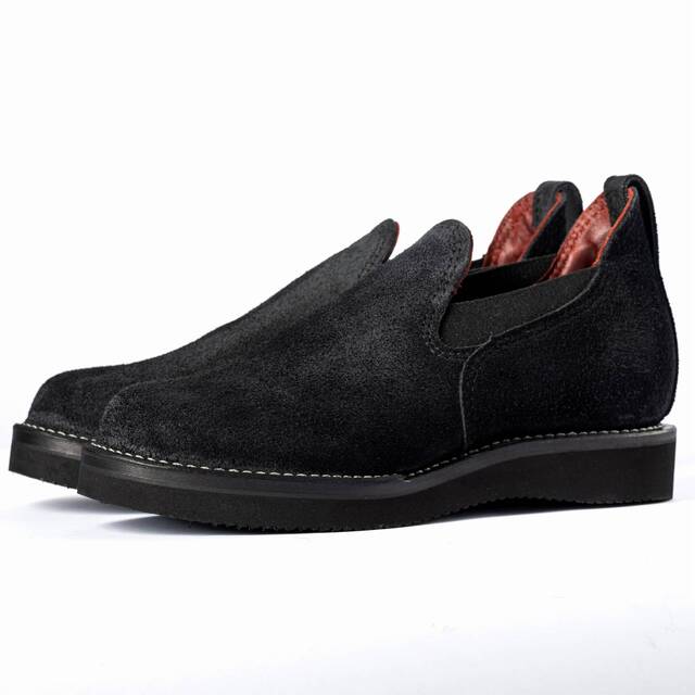 WESCO ROMEO Black Rough Out 2021 Black Sole Burgundy LL