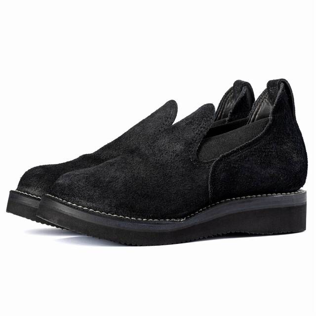 WESCO ROMEO Black Rough Out / Black 2021 Sole / Half Mid & 2 Row Stitching