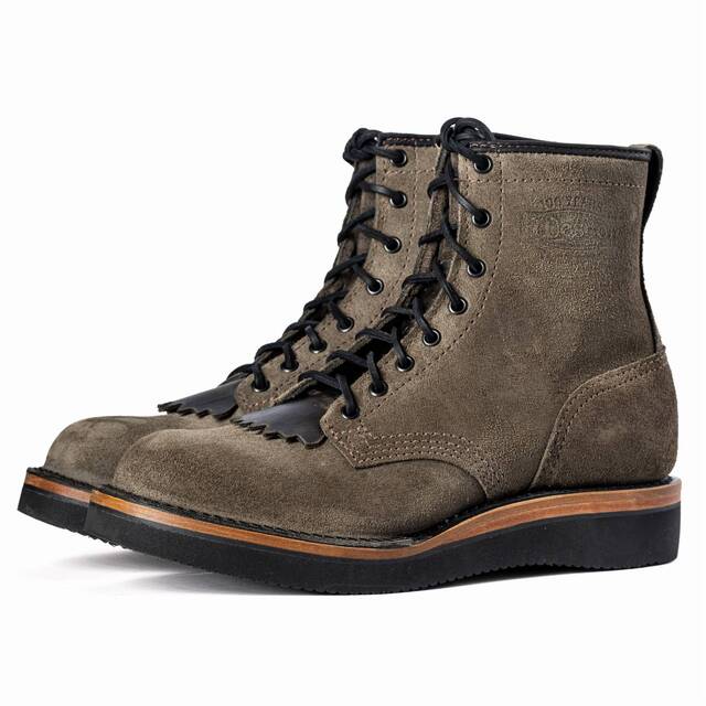 A*t様 WESCO WARREN US8 EE ウエスコ ウォーレン ジッパー WESCO WARREN ウォレン Charcoal Rough Out LACE-IN ZIPPER｜ウエスコ