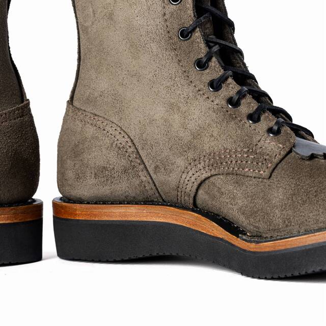 A*t様 WESCO WARREN US8 EE ウエスコ ウォーレン ジッパー WESCO WARREN ウォレン Charcoal Rough Out LACE-IN ZIPPER｜ウエスコ