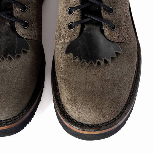 WESCO WARREN ウォレン Charcoal Rough Out LACE-IN ZIPPER｜ウエスコ