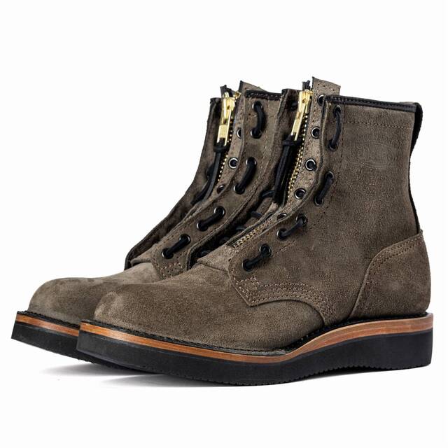 WESCO BOOTS WARREN ウォレン Charcoal Rough Out “LACE-IN ZIPPER” CHARC908PLL2021BK