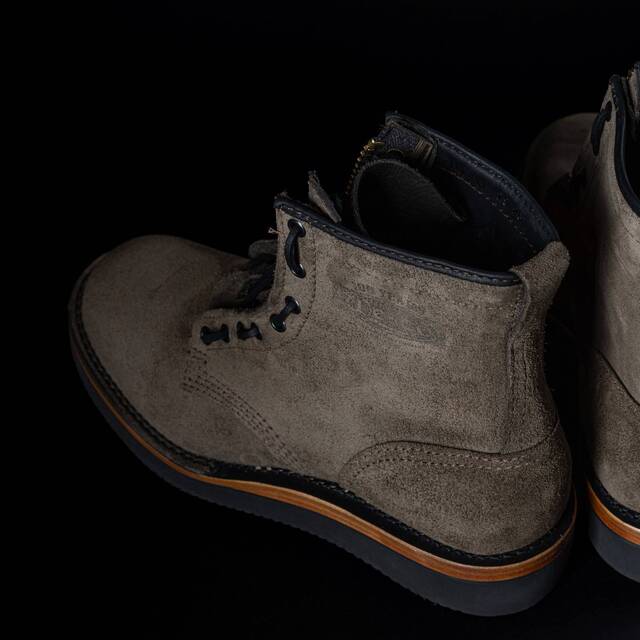 WESCO WARREN ウォレン Charcoal Rough Out LACE-IN ZIPPER｜ウエスコ