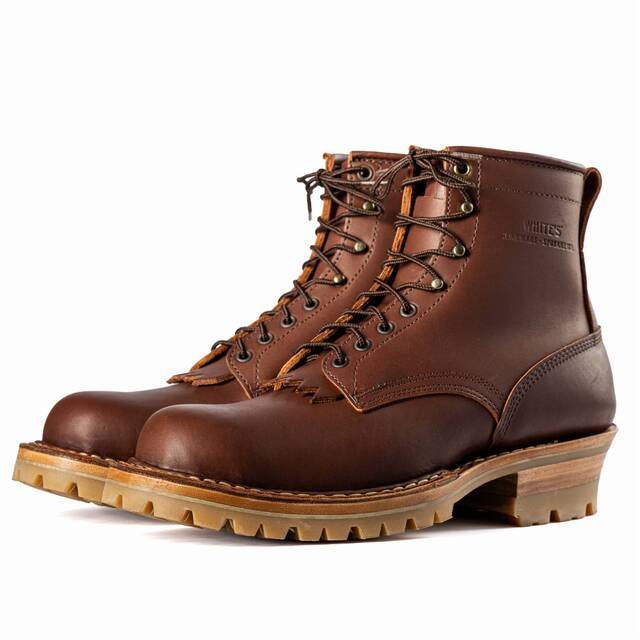 WHITE'S BOOTS Smoke Jumper Red Dog Honey Vibram Lug -size 11E-