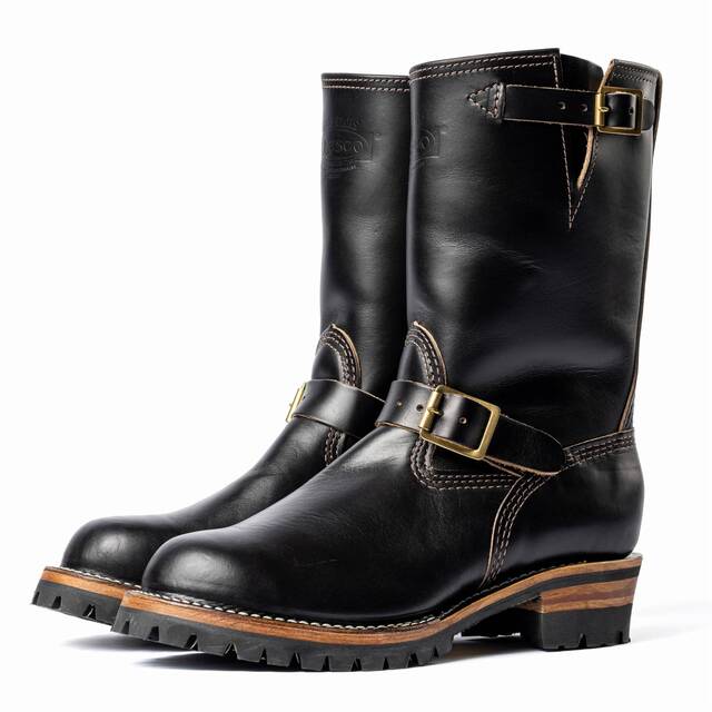 WESCO BOSS BLACK HORSEHIDE “VINTAGE CUSTOM” BKH-7710-100