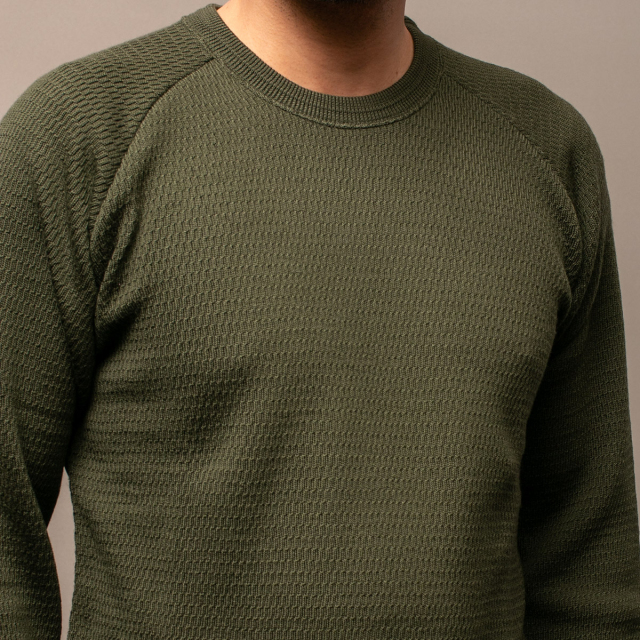 STEVENSON OVERALL Co ウールカットソー　長袖　ロゴ STEVENSON OVERALL Co. Wool Thermal Long Sleeve - WL Merino