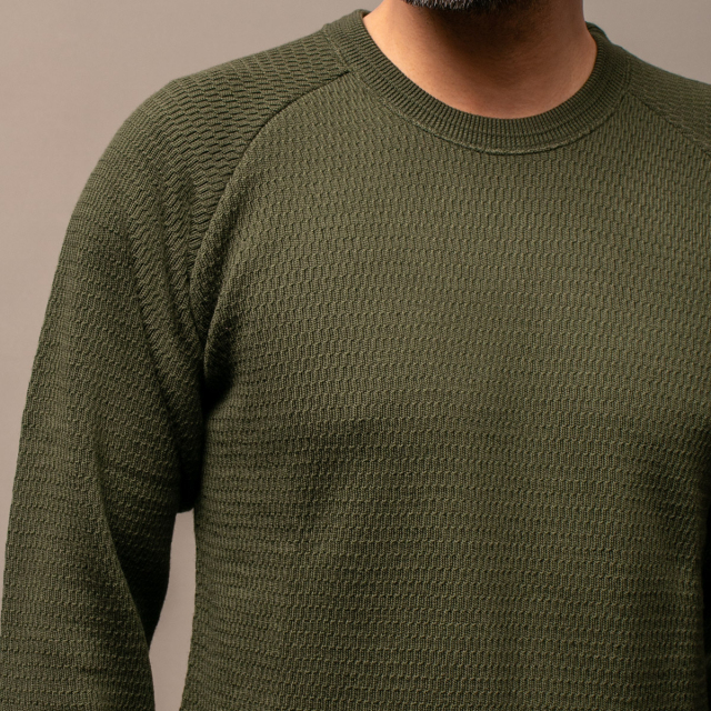 STEVENSON OVERALL Co. Wool Thermal Long Sleeve - WL Merino Wool ウールサーマルシャツ