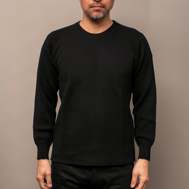 STEVENSON OVERALL Co. Wool Thermal Long Sleeve - WL Merino Wool ウールサーマルシャツ