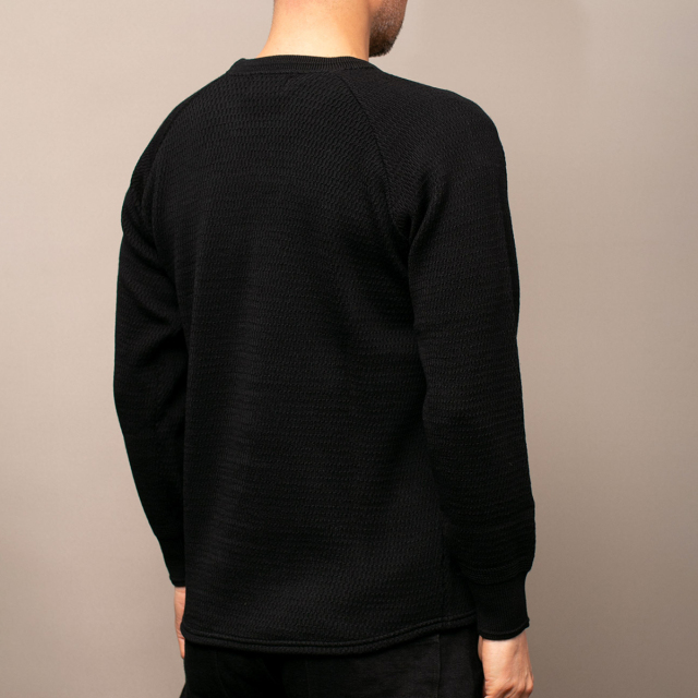 STEVENSON OVERALL Co. Wool Thermal Long Sleeve - WL Merino Wool ウールサーマルシャツ