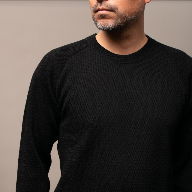 STEVENSON OVERALL Co. Wool Thermal Long Sleeve - WL Merino Wool ウールサーマルシャツ