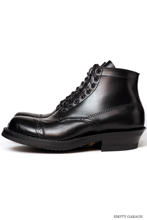 [ホワイツ] WHITE'S BOOTS SEMI DRESS Straight Tip Custom Black Calf [#700e Sole] 