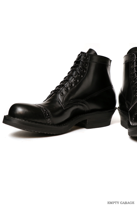 [ホワイツ] WHITE'S BOOTS SEMI DRESS Straight Tip Custom Black Calf [#700e Sole] 