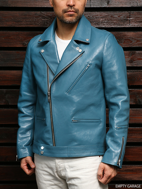 Finderskeepers FK-W-RIDERS JACKET UK II TURQUOISE BLUE 40712503 ライダースジャケット