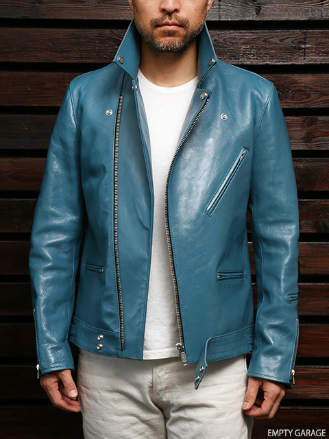 Finderskeepers FK-W-RIDERS JACKET UK II TURQUOISE BLUE 40712503 ライダースジャケット