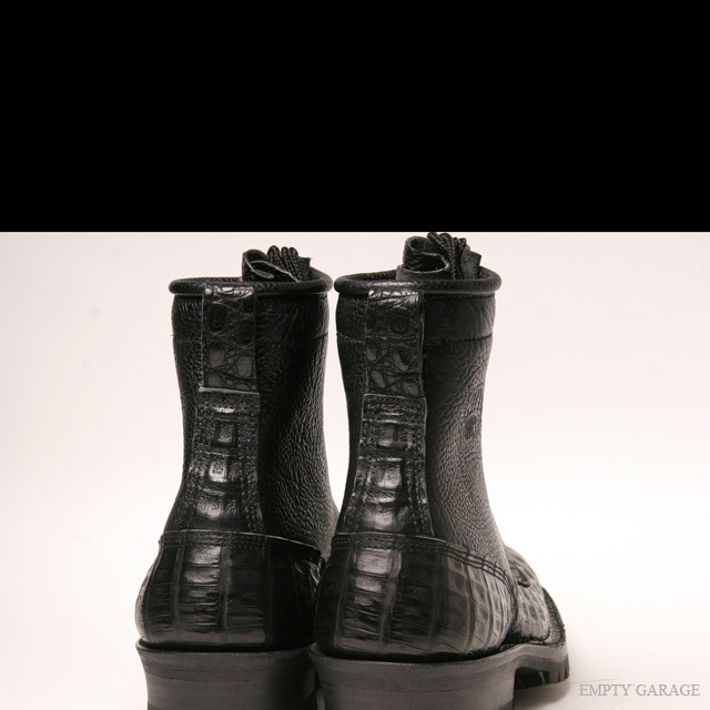 WHITE'S BOOTS SMOKE JUMPER 7 BULLHIDE x BLACK CAIMAN ワニ革