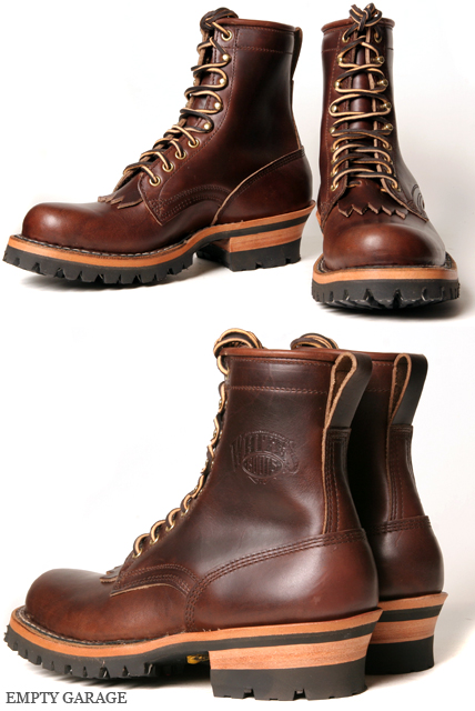 ［ホワイツブーツ］WHITE'S BOOTS Smoke Jumperスモークジャンパー　ブラウンクロムエキセル