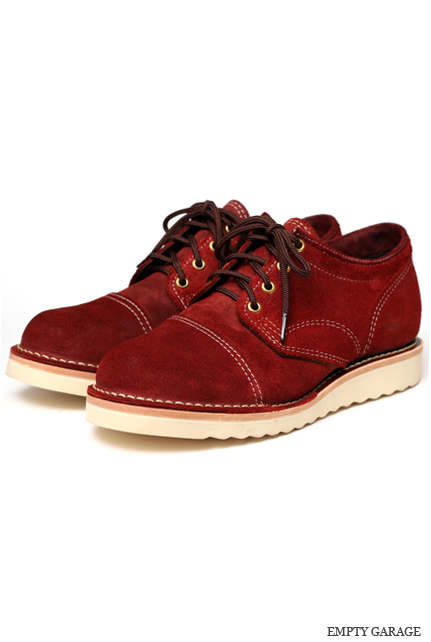 ［ウエスコ］ WESCO BOOTS J.H. Classics Burgundy Navy R/O Leather Cap Toe 