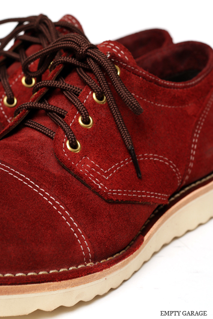 ［ウエスコ］ WESCO BOOTS J.H. Classics Burgundy Navy R/O Leather Cap Toe 