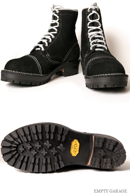 ［ウエスコ］ WESCO BOOTS JOBMASTER BKラフアウト 8" DMS ALL WHTステッチ プラチナLL